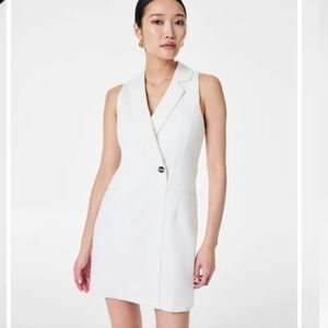 NWT Spanx White Perfect Vest Dress Size Xs